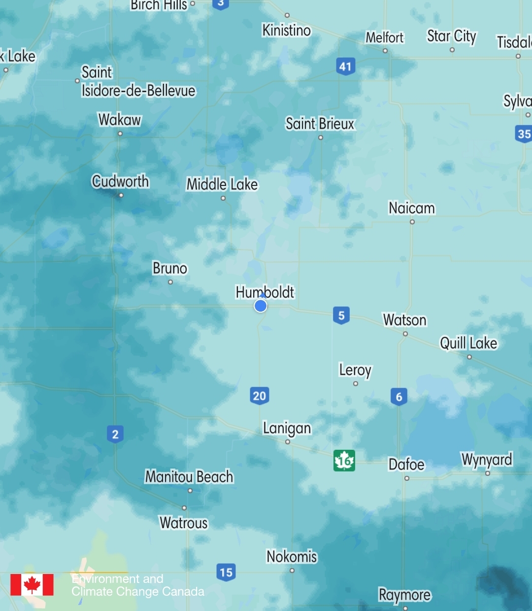 Wednesday AM Update Snowfall warning and poor roads for Humboldt and